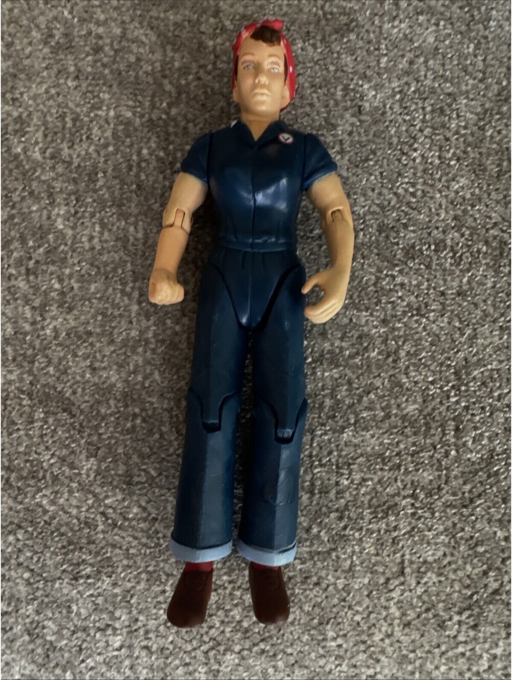 Rosie The Riveter Figure We Can Do It Archie McPhee Vintage 2003 Accoutrements